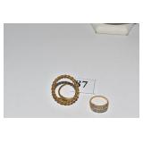 WESTERN GERMANY MONEY CLIP UNMARKED, RING 18KT