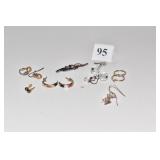 STERLING EARRINGS 3 PAIR