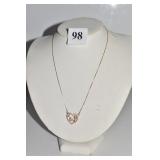 STERLING HEART PENDANT