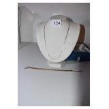 925 W/ COPPER PLATE NECKLACE AND BRACELET 8"