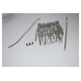 RHINESTONE BRACELETS AND ANKLE BRACELET