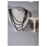 LEOPARD BRACELET AND EARRINGS RHINESTONE ACCENTS