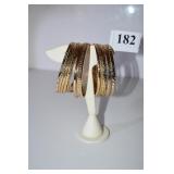 13 BANGLE BRACELETS