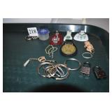 CHRYSLER KEY CHAIN, SERVICE PIN, ROSE PIN