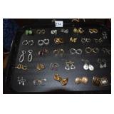 32 PAIRS CLIP ON EARRINGS