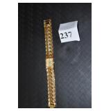 PULSAR WATCH NUGGETS STYLE BAND W/ DIAMOND