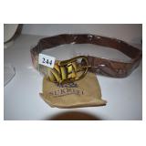 SUKRITI HAND PAINTED LEATHER NEW BELT XL