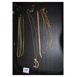 GOLD TONE NECKLACE GROUP