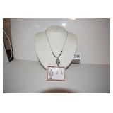 GIFT SET AND SILVER TONE CHAIN W/ PENDANT