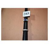 TWO RINGS STERLING SZ. 5 AND SZ. 8 TWO TONE BLUES