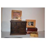 JEWELRY BOXES, GRANDMOTHERS BOX, ETC.