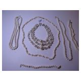 GROUP OF PEARL NECKLACES, AURORA BOREALIS THREE