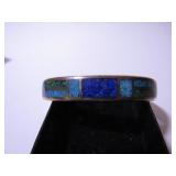 INLAID TURQUOISE CUFF BRACELET