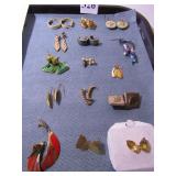 FIFTEEN PAIRS OF EARRINGS