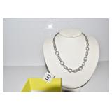 STERLING RHINESTONE NECKLACE