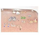 10 PAIRS PIERCED EARRINGS