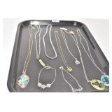 LOVE ANKLE BRACELETS, PENDANTS W/ FLOWER MOTIF,