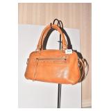 MICHAEL KORS LIGHT BROWN LEATHER HANDBAG PURSE 8
