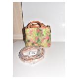DOONEY AND BOURKE MINI BARLOW PURSE PINK WITH