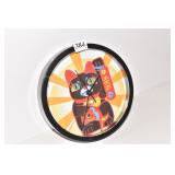 CAFÉ PRESS ORIENTAL CAT CLOCK BATTERY OPERATED