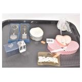 HEART BOX WITH RHINESTONE EARRINGS, LOVE