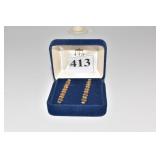 IMPERIAL GOLD PIERCED EARRINGS