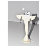 THREE PAIR PIERCED EARRINGS