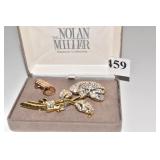 NOLAN MILLER SET RHINESTONE IN BOX