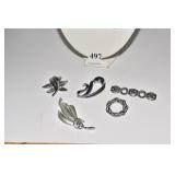 L.C. PINS PASTELI LEAFT PIN BEAN-STER PIN CORO 5