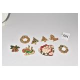 CHRISTMAS THEME PINS