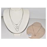 SILVER TONE WITH RHINESTONE