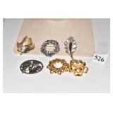 AUTUMN LEAF PINS 6 PINS