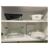 CORNING CASSEROLE & BAKING DISHES