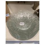 GLASS LARGE SALAD BOWLS 7