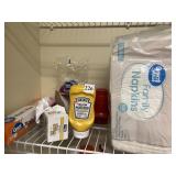 NAPKINS, MUSTARD, ETC.