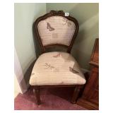 BUTTERFLY MOTIF SIDE CHAIR 31" H X 17" D X 17" W