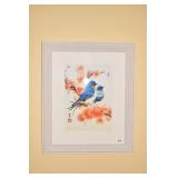 ORIENTAL SIGNED SAMUEL KIM 59/250 BIRDS ON BRANCH