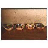 4 DISHES MARKED SEE PHOTO