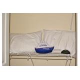 PILLOWS, ALARM CLOCK