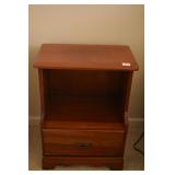 CHERRY SIDE TABLE OPEN CENTER 25" H X 19" W X