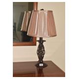 METAL LAMPS PLEATED SHADES