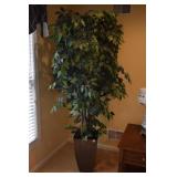 ARTIFICIAL TREE IN TIN PLANTER 6