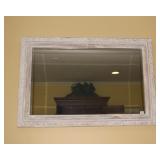 WHITE CHALK FINISH MIRROR 32" X 48"