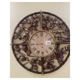 CLOCK SYROCO 8 DAY 20" ROUND