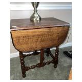 WALNUT GATELEG TABLE W/ DROP SIDES