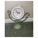PARIS FRANCE METAL DRESSER CLOCK