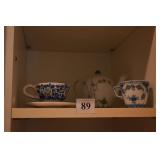 ROYAL COPENHAGEN CUP, & TEAPOT