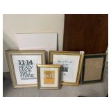 11 X 14 AND OTHER PICTURE FRAMES.