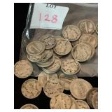 100 MERCURY DIMES