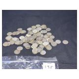 100 PRE 64 ROOSEVLET DIMES